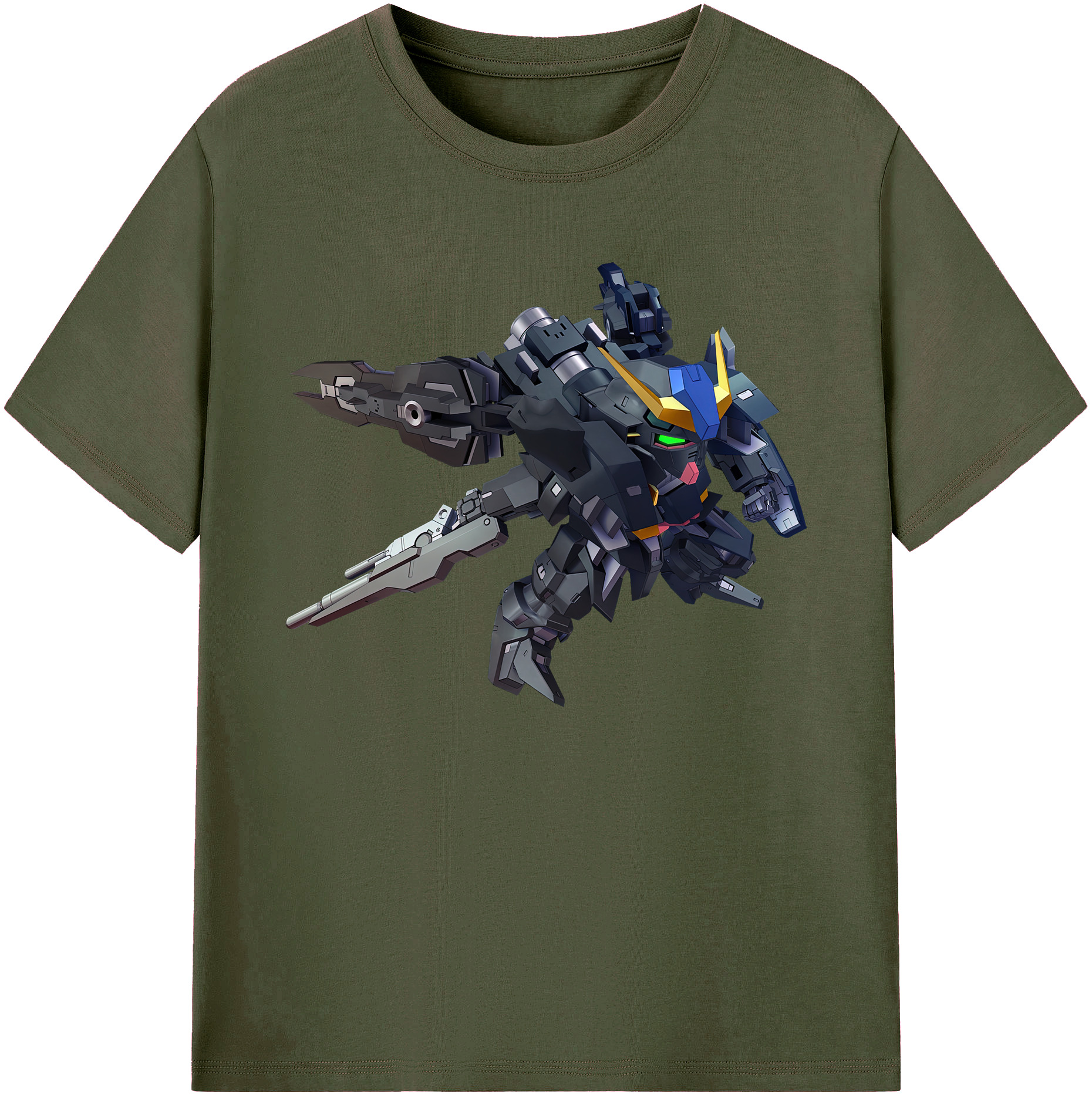 （画像用） 機動戦士ガンダム Mobile Suit Gundam 綿100％ メンズ半袖Tシャツ｜肌触りやわらか＆通気性